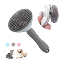 Pet Slicker Brush Cat Grooming Massage Comb Dogs Self Clean Shedding One Button Removes Loose Tangled Hair Dog Accessories