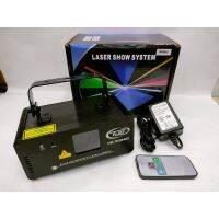 ?ห้ามพลาด! เรเซอร์ไฟดิสโก้ 1หัว 7สี 400mwมีรีโมท laser disco full color ไฟเรเซอร์ลายเส้นสายฟ้า 7สี รุ่นพร้อมรีโมทรุ่นDM 400RGB สุดว้าว ไฟปาร์ตี้