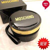 DLZ New Tonymoly Moschino Cushion Pouch กระเป๋าใส่เครื่องสำอางและของใช้เอนกประสงค์รุ่นพิเศษลิขสิทธิ์แท้จากเกาหลี อุปกรณ์จัดเก็บเครื่องสำอาง