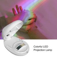 Rainbow Projector Light Creative Egg Shaped ABS RGB Low Power Consumption Projection Night Lamp for Bedroom Night Lights