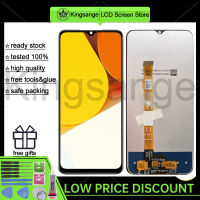 Kingsange Vivo Y35 6.58นิ้วของแท้,สำหรับ4G/Y55 5G/Y55S 2021/Y56 5G/Y72T/Y75 5G/T1 5G/T2X 5G/Z6X อะไหล่จอแสดงผล LCD แบบสัมผัสหน้าจอเครื่องอ่านพิกัด