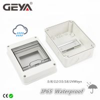 GEYA NEW HT 5/8/12/15/18Ways Outdoor Waterproof Electrical Distribution Box Circuit Breaker MCB Power Plastic Junction Wire Box