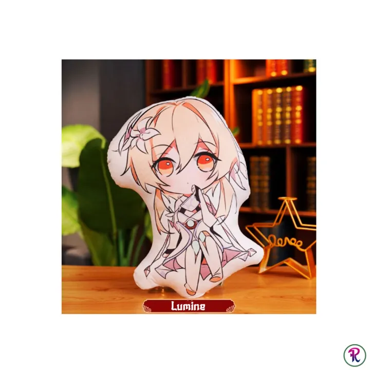 Buy Genshin Impact Plush Anime Throw Pillow Mondstadt Klee Kaeya Razor Fischl Paimon Plushies Toy Liyue Keqing Tartaglia Ganyu Zhongli Throw Pillows Sofa Cushion Home Decor Tartaglia 14 Inch