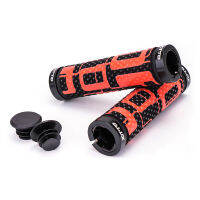 ZTTO MTB Bicycle Ergonomics Grips Mosaic Style Comfortable Massage Raised Dots Aluminum Alloy Clamp Ring