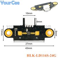 HLK-LD116S-24G 24GHz มิลลิเมตรเรดาร์เรดาร์เรดาร์โมดูล LD116S 24G PIR Motion Monitoring Board ตรวจจับช่วงระยะทาง PCB