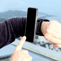 ที่วางโทรศัพท์แบบรัดข้อมือ 360Rotatable Universal Sports Wristband for Smartphones Running Armband for Hiking Running One-key Lock-Faewer