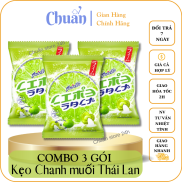 COMBO 3 GÓI Kẹo Chanh Muối Thái Lan 120gr. Chuẩn Store 24h