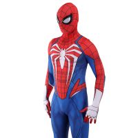 PS5 INSOMNIAC Advanced Suit Spidey Costume Cosplay Superhero Zentai Bodysuits Jumpsuit Lycra Spandex Halloween Costume Adut/Kids