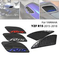 YZF R15 Motorcycle Side Fuel Tank Pad Sticker Anti Slip Grip Protector Decal For Yamaha YZFR15 YZF-R15 2015-2018 2017 Rubber