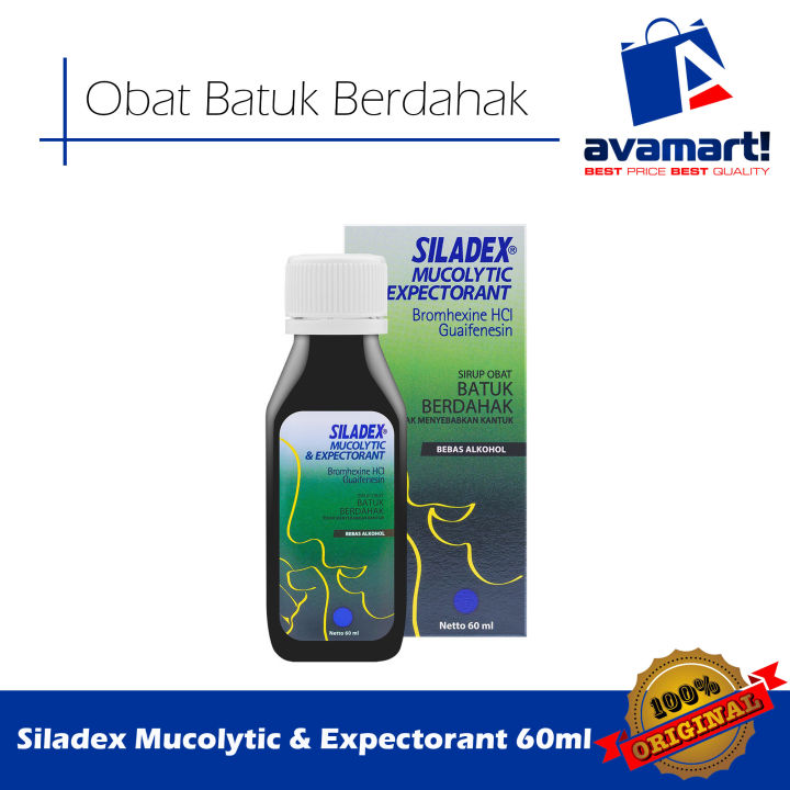 Siladex Mucolytic Expectorant Sirup 60 Ml Siladex Me Siladex Batuk