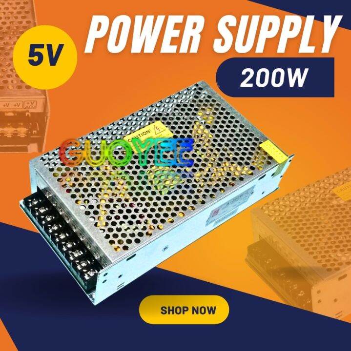 DC 5V 200W 40A Power Supply / Transformer / Driver 200watts 40ampere