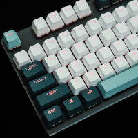 YMDK Double Shot Botanical Milk Cover Backlit Keycaps108 122 PBT OEM Profile Keycap For MX Switches Mechanical Keyboard