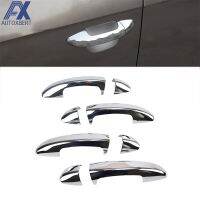 Newprodectscoming AX Door Handle Cover Chrome Trim Catch Overlay Molding Garnish Bezel Protector Fit For Vw Passat 2011-2014 B7 2006-2010 B6 3c Cc