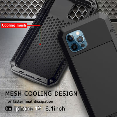 Fashion2023Armor Heavy Duty สำหรับ 12 Pro Max Mini Case ซิลิโคนกันกระแทกสำหรับ 12 Case Funda Luxury Coque Cover