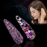 【cw】 2021 New Fashion Hot Sale Rhinestone Bangs Clip  Hairpin Barrettes for Hair Accessories Headwear