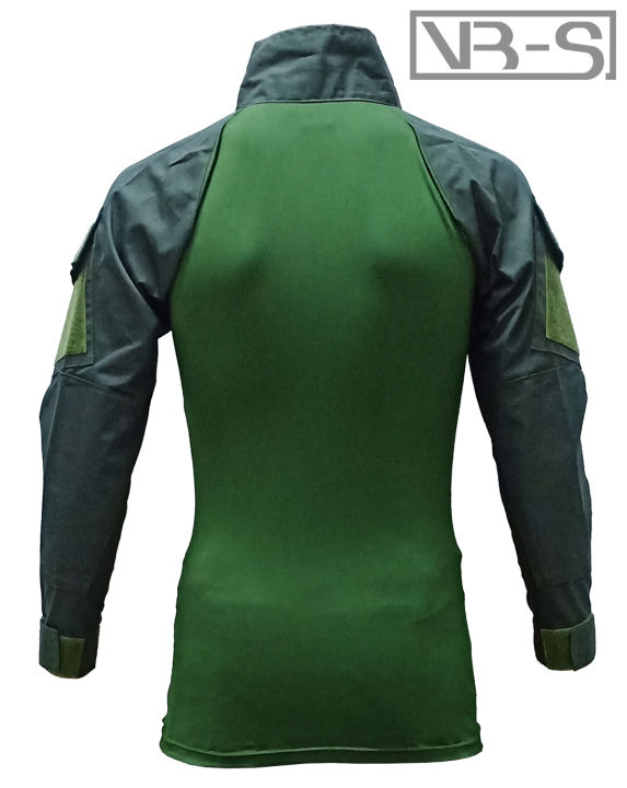 เสื้อคอมแบท-เขียว-ผ้ากันลมเขียว-combat-combat-shirt-combat-tactical-shirt-battle-shirt-เสื้อ-combat-shirt-คอมแบทเชิ้ต-สีเขียว-เสื้อเชิ้ต-แขนยาว-ผ้ากันลมเขียว