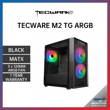 TECWARE FORGE M2 Mini Tower Gaming Computer Case 3x 120mm ARGB