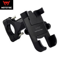 Mototec C2 ที่จับมือถือ Bike Phone Mount, Thick Case &amp; All Phones Friendly Universal Bike Phone Holder for Bike Handlebar Clamp Motorcycle Phone Mount Holder Fit