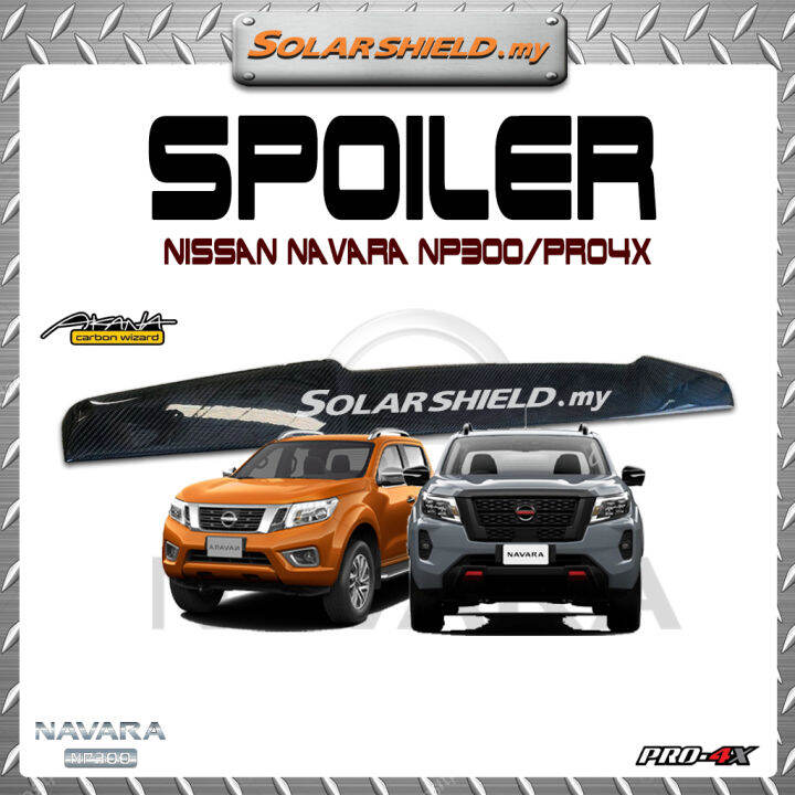 Nissan Navara NP300/PRO4X 2015-2022 Akana Carbon Wizard Rear Spoiler ...