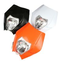 ♟ Motorcycle Headlight Headlamp Supermoto Fairing for KTM EXC SXF MX Dirt Bike Enduro LED Headlight