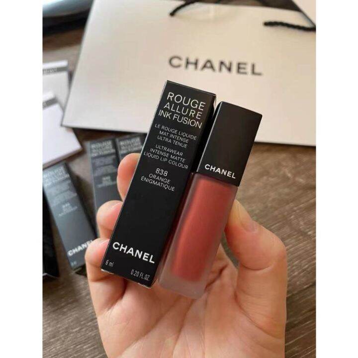 newchanel-ชาแนล-ลิปกลอส-ลิปทินท์-ติดทนนาน-ไม่เหนียวเหนอะหนะ-และเนียนนุ่ม-6ml-806-818-830-834-838-848