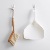 REBUY Mini Cleaning Brush Plastic Household Cleaning Tools Broom Shovel Set Dust Small Hanging Bamboo Handle Home With Rope Dustpan