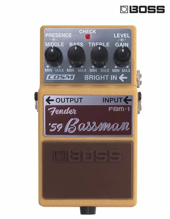 Boss FBM1 Guitar Effects Amplifier Modeling Pedal with Fender '59