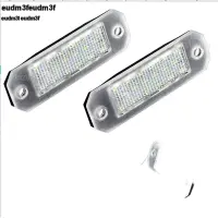 ไฟป้ายทะเบียน LED ระบบ Canbus 2ชิ้นสำหรับขนส่ง VW T5 2003-2015 T6ประตูโรงนา2015-2019แคดดี้2004-2017 Eudm3f