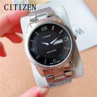 CITIZEN นาฬิกาข้อมือนาฬิกาควอตซ์หรูสแตนเลสชายแฟชั่นสำหรับนาฬิกาลำลองนักธุรกิจผู้ชาย Relogio Masculino