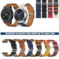 xiaozh 20mm 22mm Leather Watch Band Strap for Samsung Gear S3 Frontier S3 Classic for Galaxy Watch3 45mm Replacement Wrist band