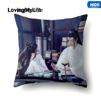 LovingMyLifeปลอกหมอนChen Qing Lingหมอนพิมพ์ลายฝาครอบWang Yibo Xiao Zhanปลอกเบาะนั่งในบ้านอุปกรณ์ตกแต่งโซฟา