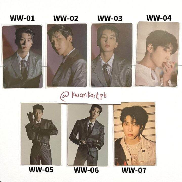 ☂SEVENTEEN Wonwoo Attacca Carat Version Ver. Photocards Tingi Official ...