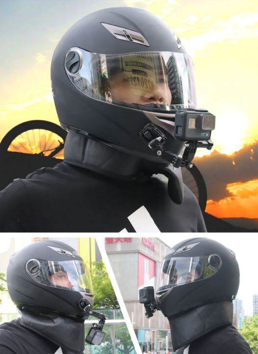 ชุดอุปกรณ์-ต่อกับหมวกกันน็อค-osmo-action-gopro-12-11-10-9-8-7-gopro-max-helmet-motorcycle-adjustment-base-mount