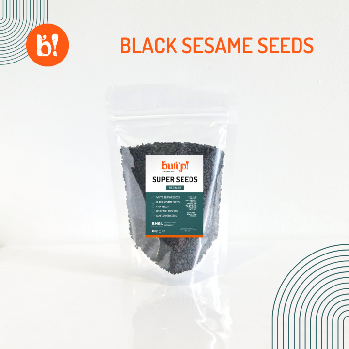 Burrp Seeds Black Sesame Seeds 100g 200g Sugarfree Low Carb Keto Low