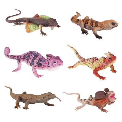 Simulated Lizard Toy Lizard Model Toy for Kids Portable Simulated Children Animal Toys Lizard Props for Children Boys Girls Age 3 competent