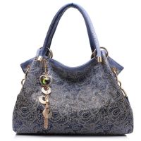 Female Bags for Women Hollow Out Handbags Floral Print Shoulder Bags Ladies Tote Bag Female Tassel Handbag