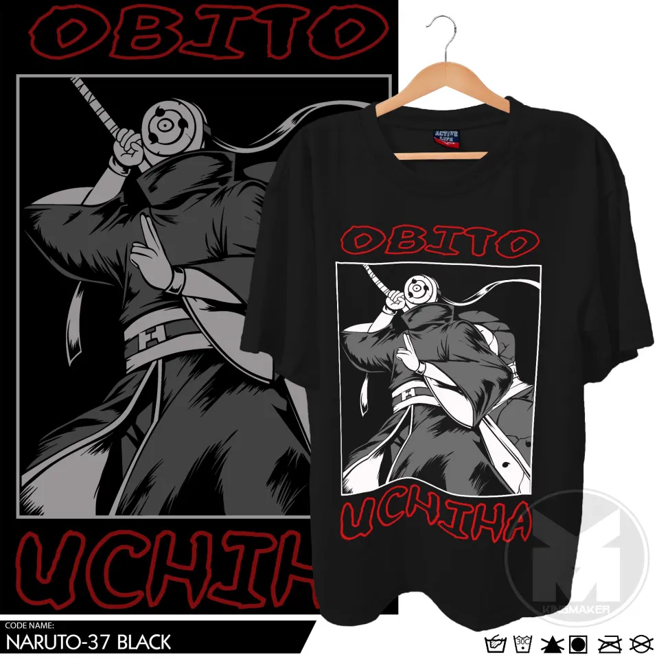 Camiseta Obito Uchiha Mangá Desenho Anime Otaku 991 no Shoptime