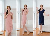 DR134-1 luxurious Lace Dress