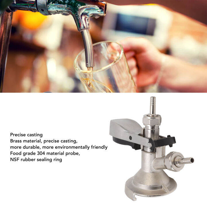 A Type Beer Keg Coupler Stainless Steel Wine Barrel Dispenser Beer Keg ...