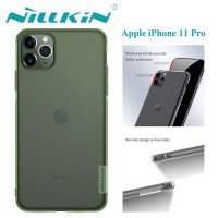 Nillkin เคส Apple iPhone 11 Pro ธรรมชาติ TPU โปร่งใสกันกระแทกฝาหลัง Iphone11pro เคส [สีเขียวเข้ม]