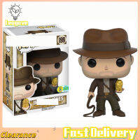 Leagave/funko ตุ๊กตาตัวการ์ตูนสำหรับอินเดียน่าโจนส์ของเล่นไวนิล Hiasan Mobil บ้าน