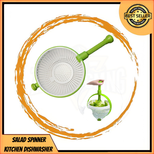 Salad Spinner Kitchen Dishwasher Rotary Drainer Spinner Dishwasher