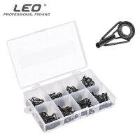 YG27925[Black Multi-Number Sea Rod Guide Ring Set 80Pcs Boxed]Stainless Steel Ceramic Lua Conductor Ring