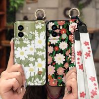 Soft Case painting flowers Phone Case For Tecno POP6/POP6 Lite Phone Holder Lanyard New Arrival Soft cartoon Anti-knock