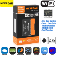 [NEXPEAK NX103] IOS / Android ELM327 V1.5 WIFI OBD2 with Microchip Pic18F25K80 สแกนโค๊ด ลบโค๊ด โชว์ข้อมูลรถยนต์เรียลไทม์บนมือถือ