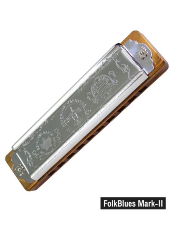 tombo-folkblues-mark-ii-harmonica-ฮาร์โมนิก้า-คีย์-e-10-ช่อง-20-โทน-made-in-japan