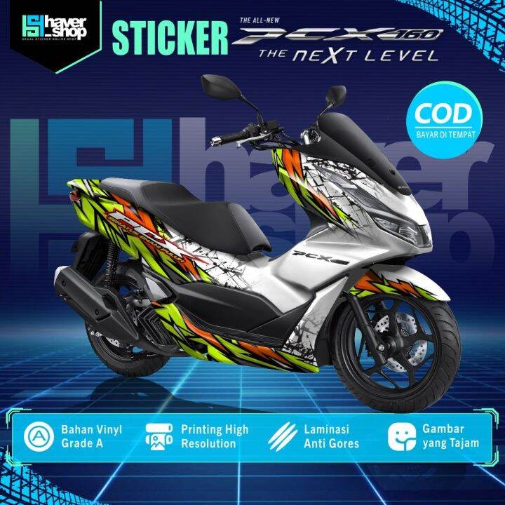 Stiker Decal Full Body Honda Pcx Motif Mozaik Lazada Indonesia