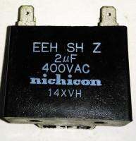 KS Capacitor คาปาซิเตอร์ /แคปพัดลม/แคปรันมอเตอร์ 2 uF400V.AC 4ขา