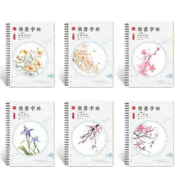 3D Chinese Characters Reusable Groove Calligraphy Copybook