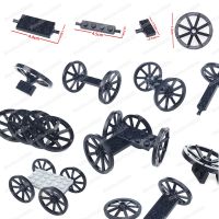 Carriage Wheel Shaft Plate Building Block Moc Ancient Figures Car Shelf Accessories 4489 Scenes Assembled Model Child Gifts Toys Building Sets